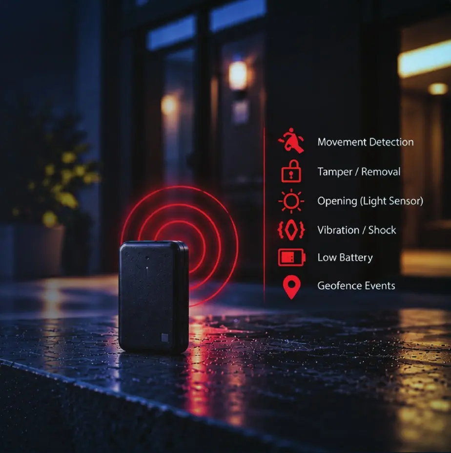 Movement and tamper alerts